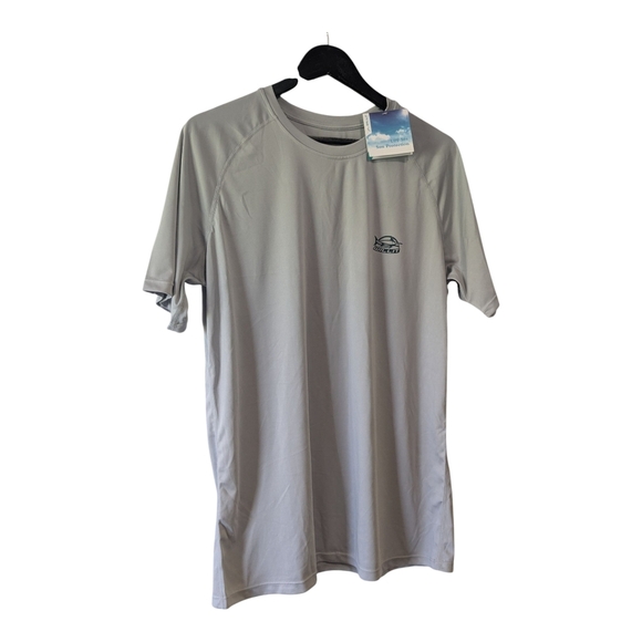Willit Men's Swim Shirt Short Sleeve, Grey, Size M. New. - Picture 1 of 7